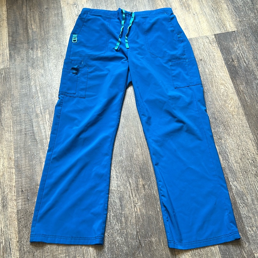 Carhartt Force Cross Flex Utility Boot Cut Scrubs Blue large